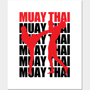 Muay Thai Posters and Art